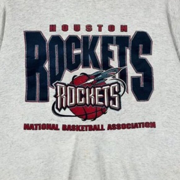 Vtg Houston Rockets NBA Basketball Crewneck Sweatshirt - Picture 3 of 4